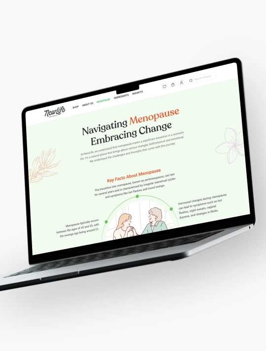 NewLife Naturals UX Case Study